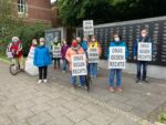 Oldenburg: Spontane Demo vor der Gedenktafel der Juden