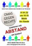 Stade: OMAs Spazieren mit Abstand am besten!