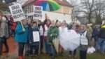 Rotenburg / Bremen / Achim: Demonstrationszug durch Ottersberg