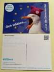 Kiel: Postkarte und Plakat zur EU Wahl