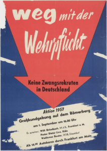 Plakat 1957, Quelle: ver.di
