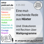 Höxter: Rede “Demokratie ganz praktisch”