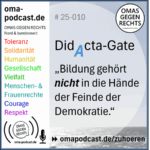 omapodcast #16: Didacta-Gate – Die Af* auf der Bildungsmesse