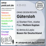omapodcast #17: OMAS Gütersloh – Starke Gruppe, starke Frauen – auf der Straße, im Film und beim Boxen