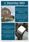 Hamburg: Stolpersteinverlegung am 3.12.24