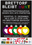 Brettorf: Protest gegen den Af* Parteitag am 21.12.24