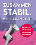 Bremen: Domshof Demo nach der Wahl am 24.02.25