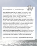 Osnabrück: Pressebrief NOZ – Zivilgesellschaftliches Engagement
