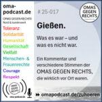 omapodcast #25-017: Gießen (Kommentar und Stimmen)