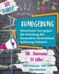 Neumünster: Kundgebung gegen Af* “Jugend”