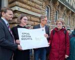 Hamburg: Übergabe der Petition an die Fraktionsvorsitzenden
