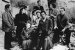 Bild: Flüchtlinge des Emergency Rescue Committee im Garten der Villa Bel Air, ca. 1941 Bild: Flüchtlinge des Emergency Rescue Committee im Garten der Villa Bel Air, ca. 1941